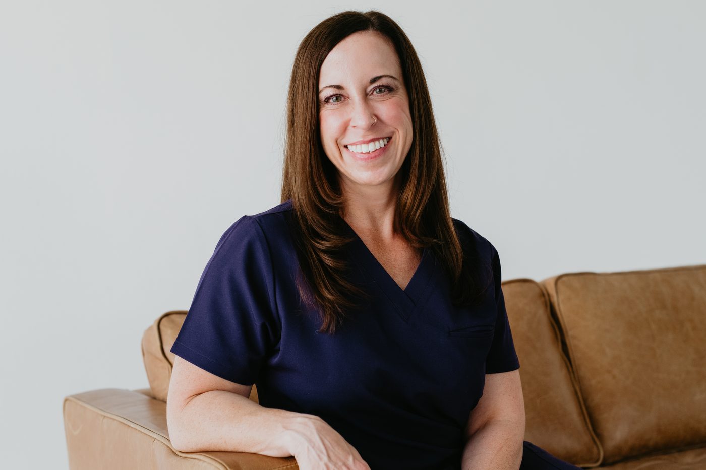 Concierge medicine provider smiling at Halcyon Health Las Vegas