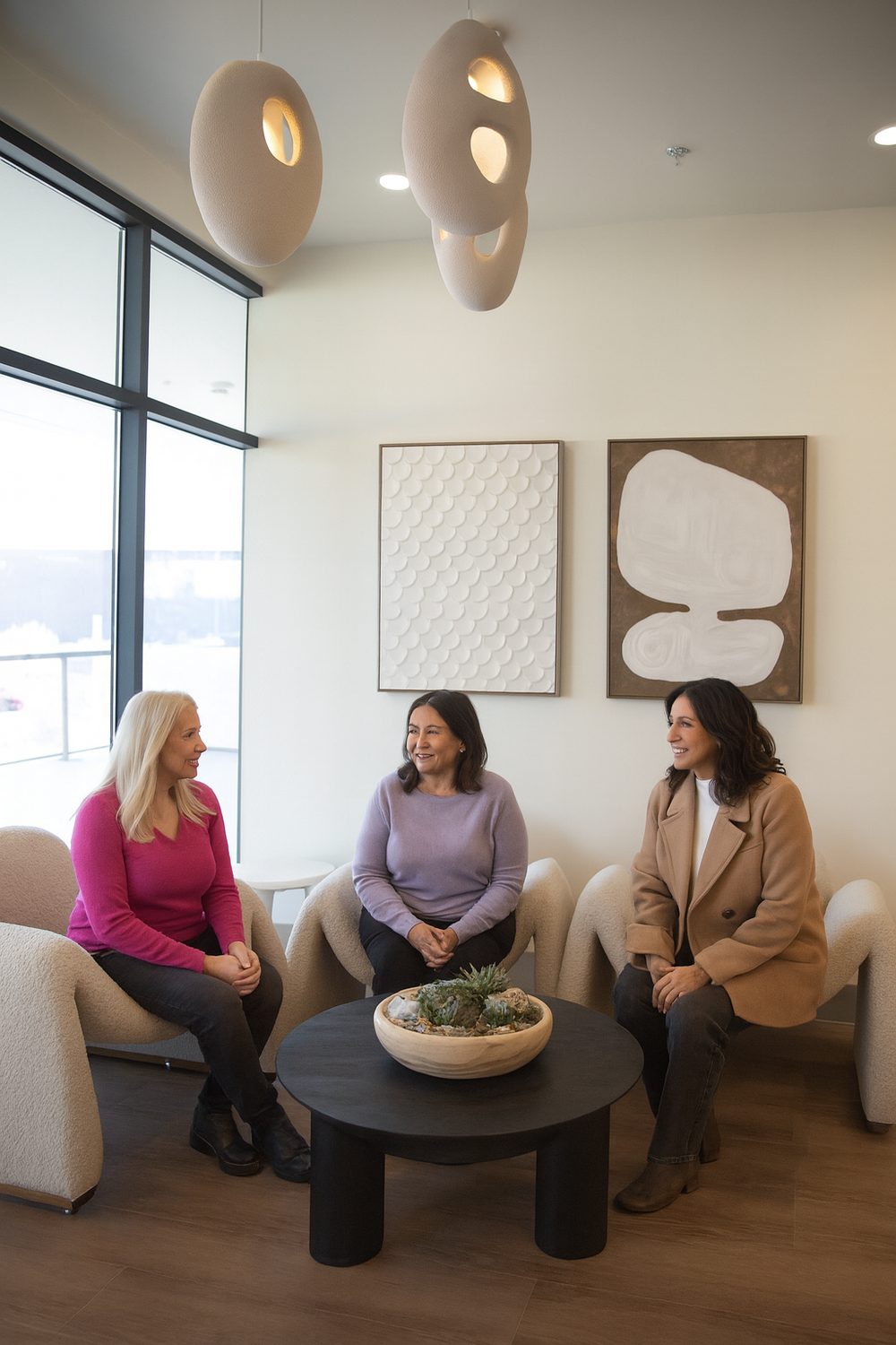 Three women walking — GLP-1 weight management in Las Vegas